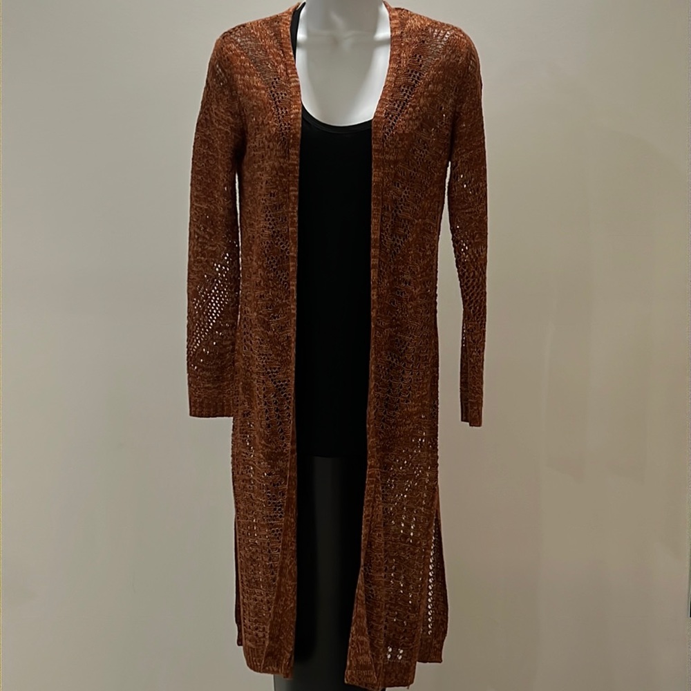 Hooked up duster cardigan